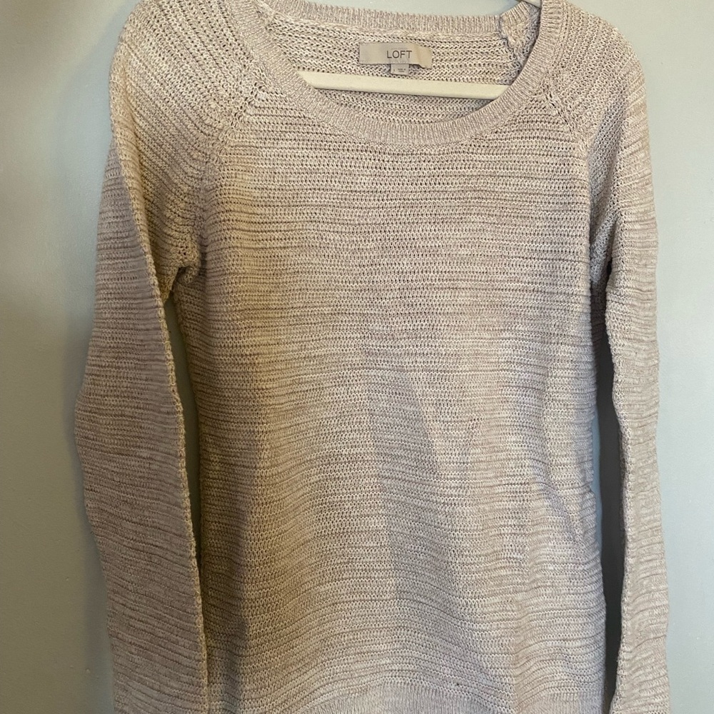 LOFT Women's Cream Sweater